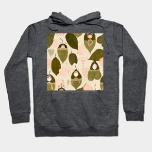 Leaf sleepers pattern Hoodie